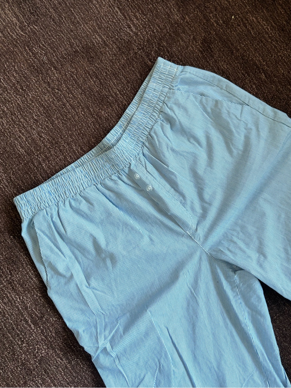 Cotton On Light Blue Striped Pants
